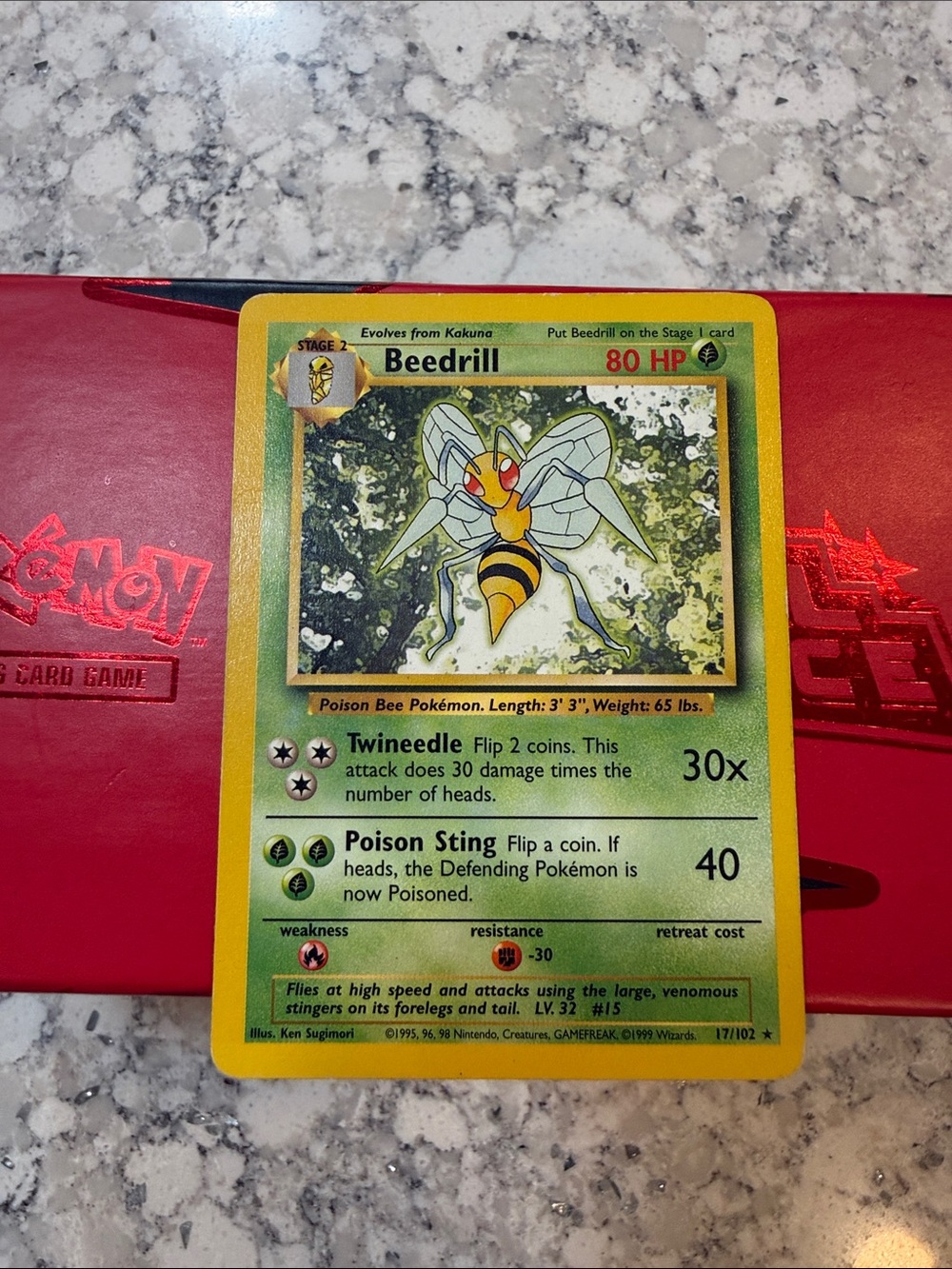 Pokemon Beedrill rare Card 95-98 collection